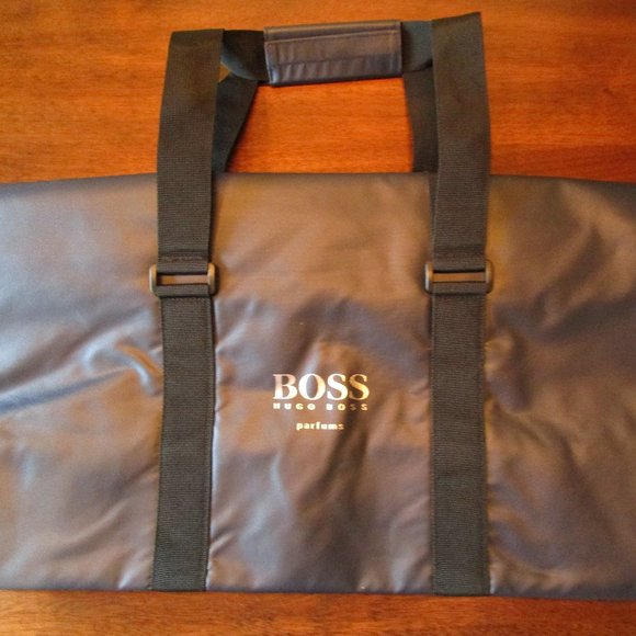 Hugo Boss Bags Hugo Boss Navy Bottled Infinite Weekender Duffel Bag